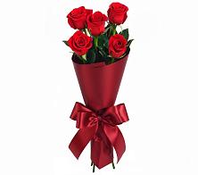 Букет 5 Красных роз Эдлесс Лав в Грачевка