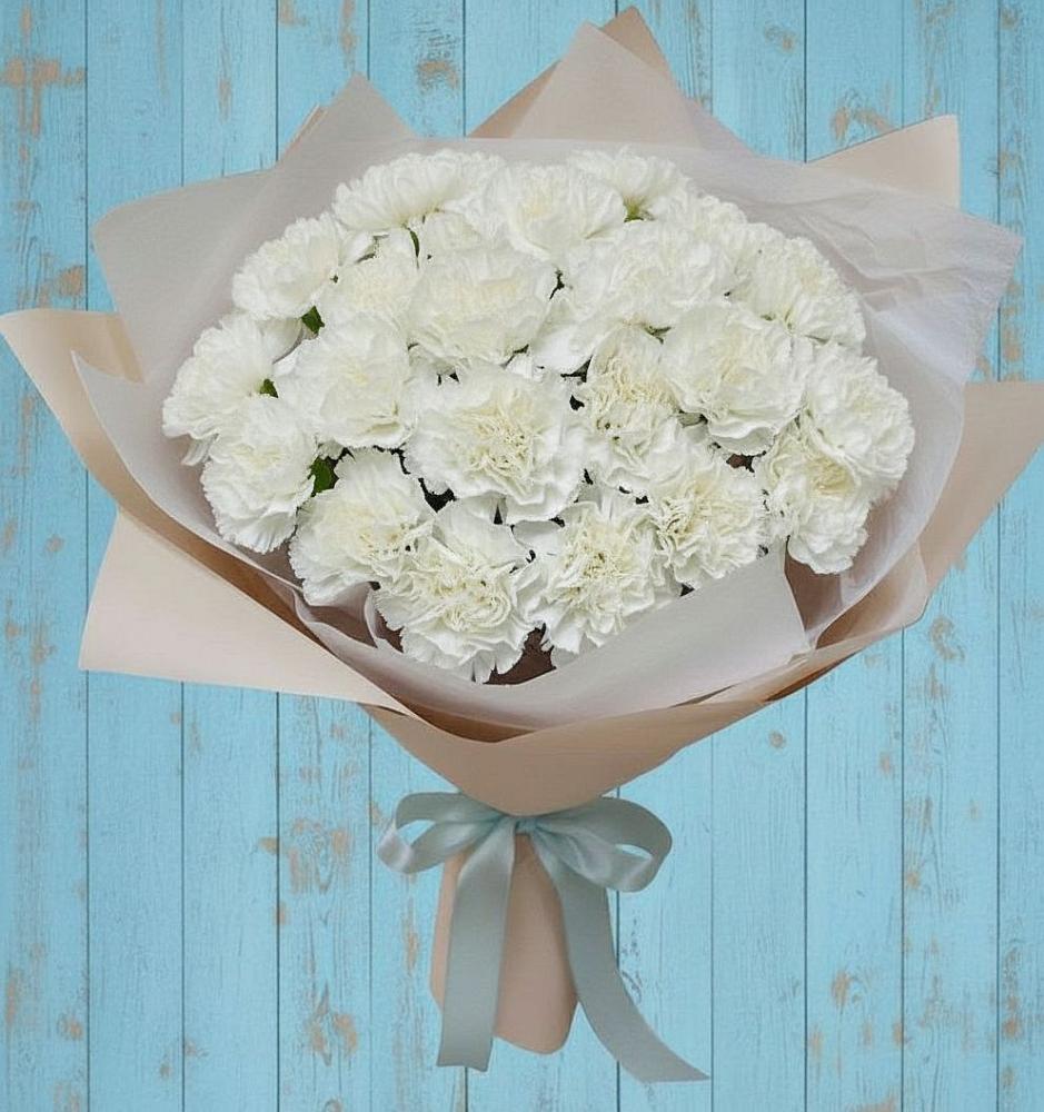 Букет цветов из: Гвоздики в Грачевка