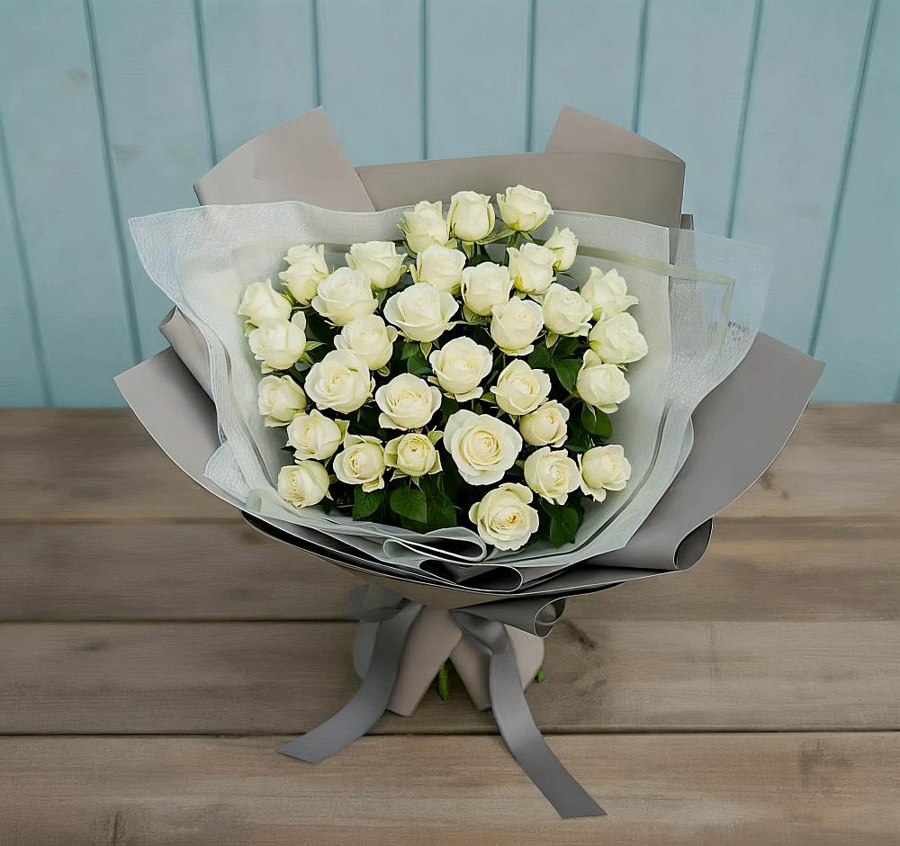Букет Белоснежная нежность в Грачевка
