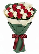 Букет Микс из красных и белых роз #REPLACE_PRED# Грачевка