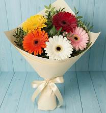 Букет цветов из:  Герберы в Грачевка
