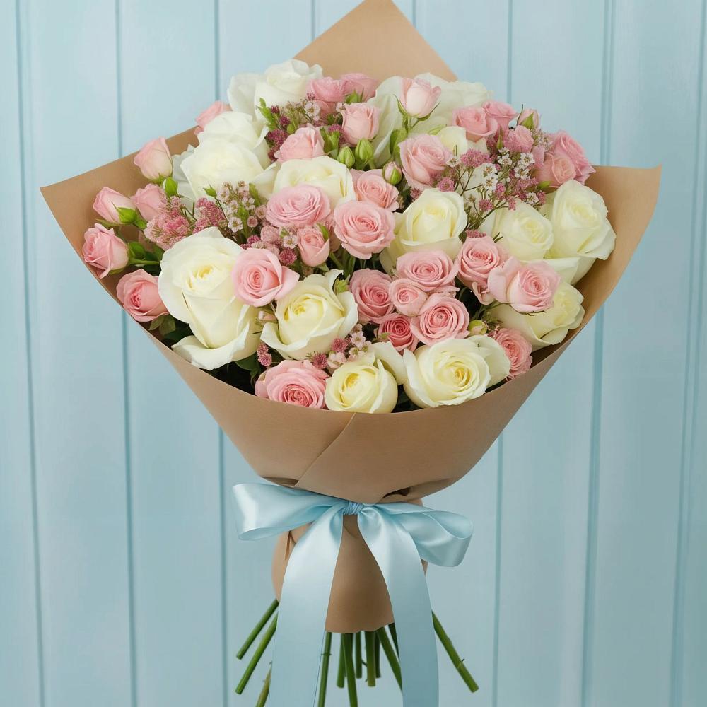 Букет цветов из: Розы в Грачевка