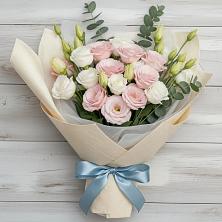 Букет цветов из:  Лизиантусы в Грачевка
