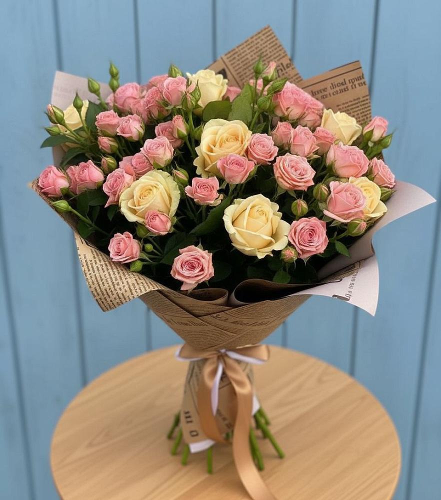 Букет цветов из: Розы в Грачевка