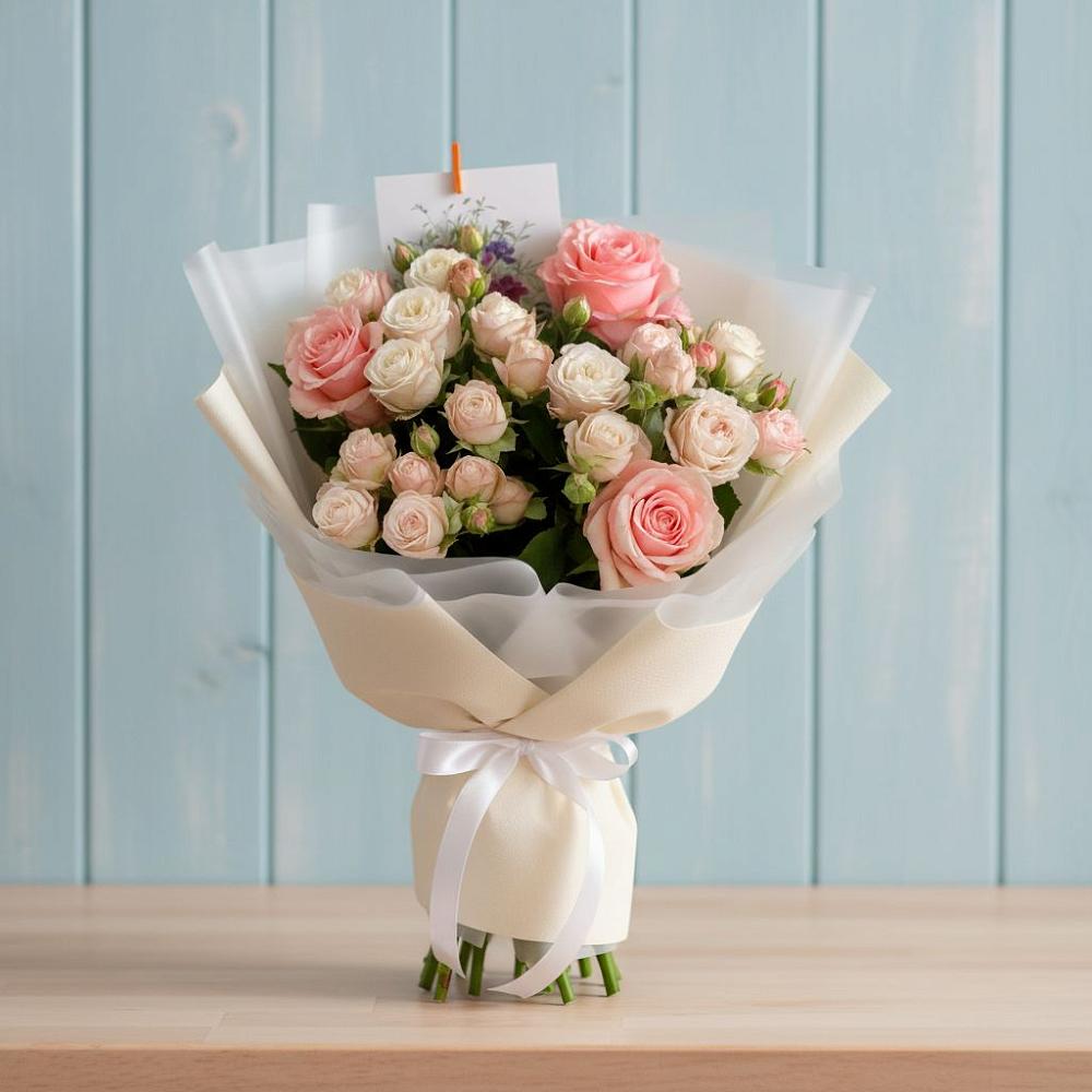 Букет цветов из: Розы в Грачевка