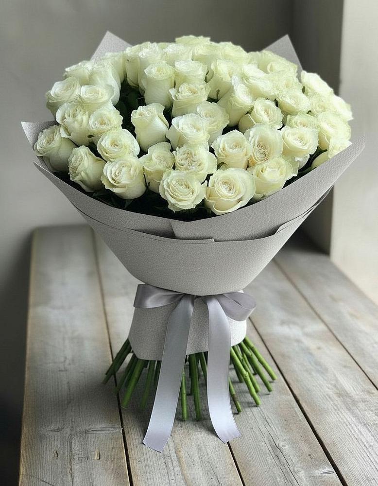 Букет 35 Белых роз в Грачевка