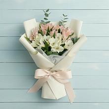 Букет цветов из:  Альстромерии в Грачевка
