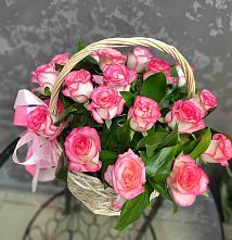 Цветочная композиция из Розы в корзине #REPLACE_PRED# Грачевка
