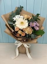 Букет цветов из:  Герберы и Хризантемы в Грачевка