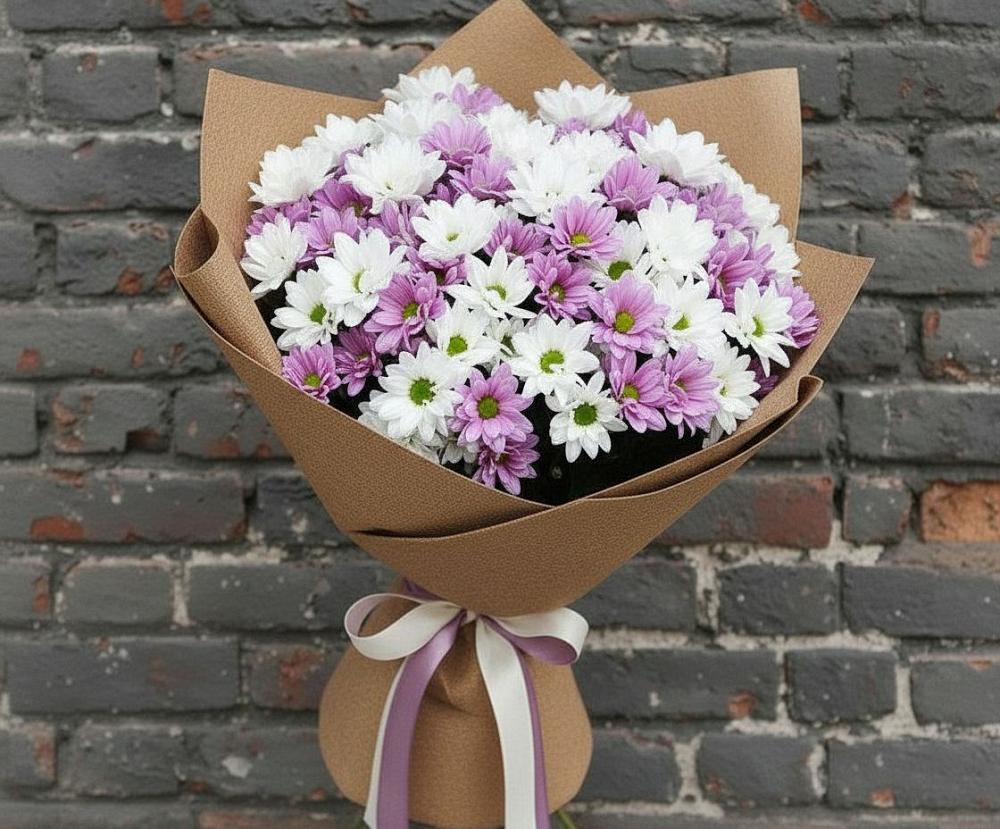 Букет цветов из: Хризантемы в Грачевка