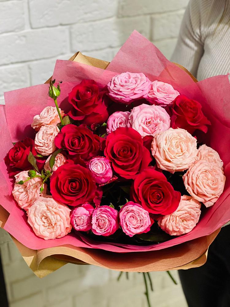 Букет цветов из: Розы в Грачевка