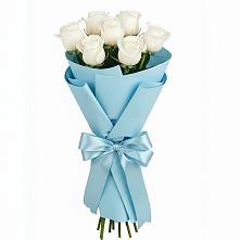 Букет 7 белых роз Проуд #REPLACE_PRED# Грачевка