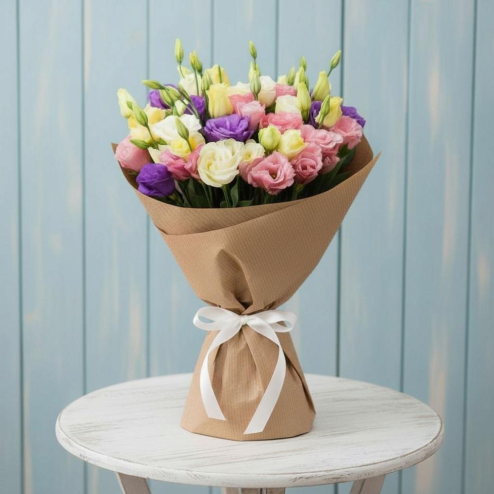 Букет цветов из: Лизиантусы в Грачевка