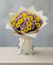 Букет цветов из:  Хризантемы в Грачевка