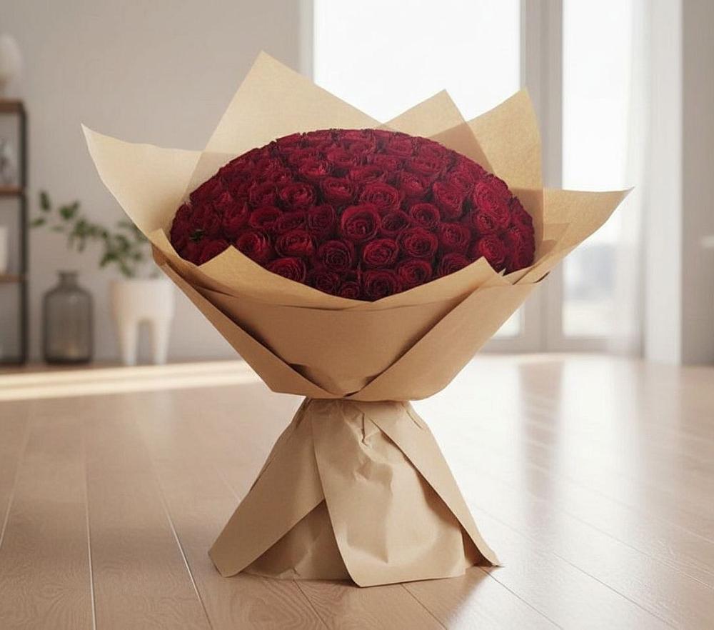 Букет 101 Красная роза в Грачевка