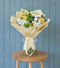 Букет цветов из:  Хризантемы и Розы #REPLACE_PRED# Грачевка