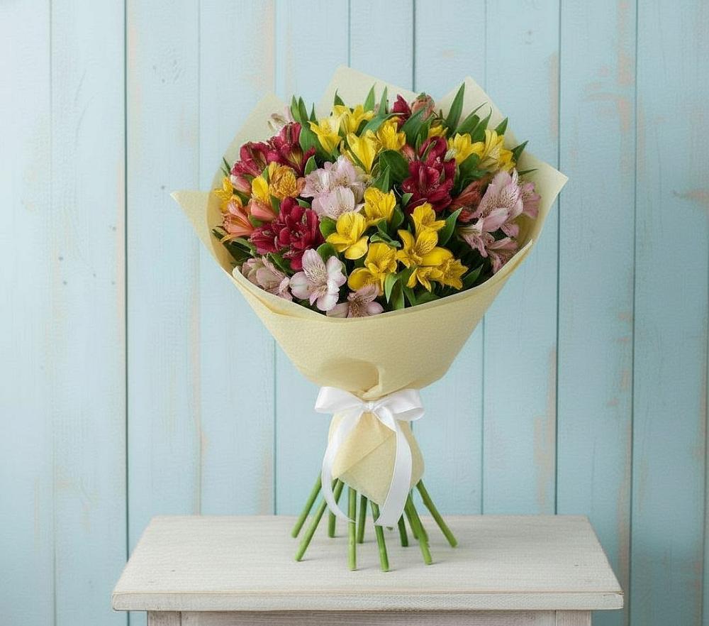 Букет цветов из: Альстромерии в Грачевка