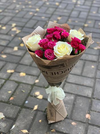 Букет цветов из: Розы в Грачевка