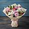 Букет цветов из: Хризантемы, Альстромерии и Розы в Грачевка